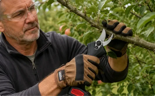 Pruning an orchard tree