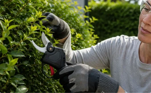 Shaping a shrub